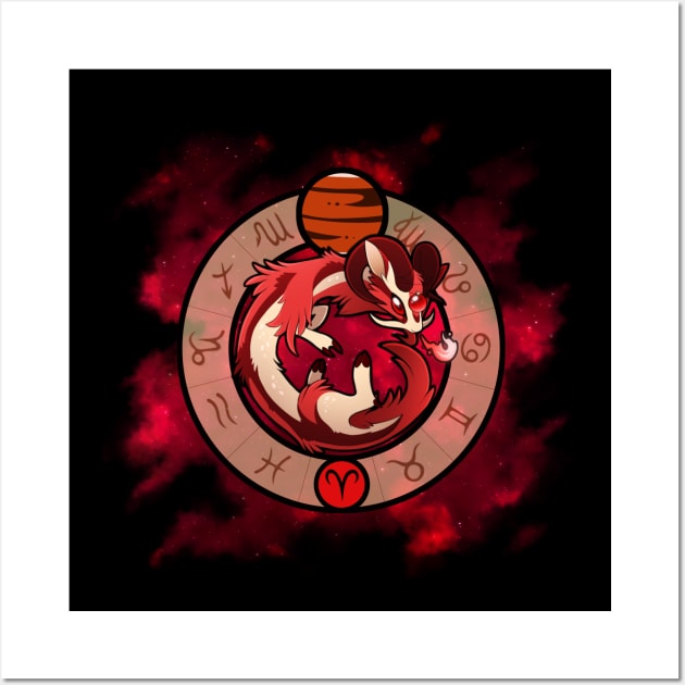 Zodiac Dragons: Aries Wall Art by FennecSilvestre